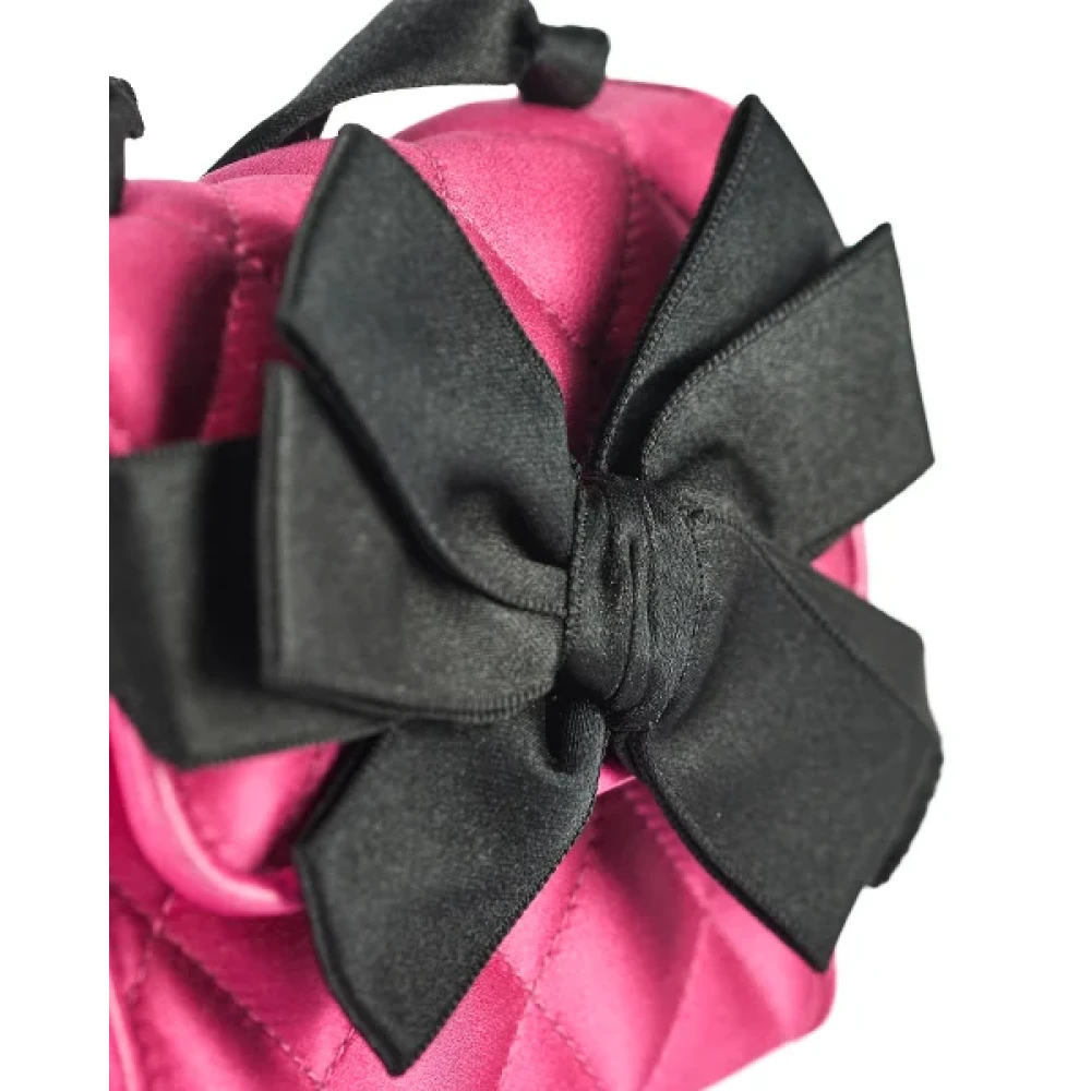 Chanel Vintage Pre-owned Fabric chanel-bags Pink Dames