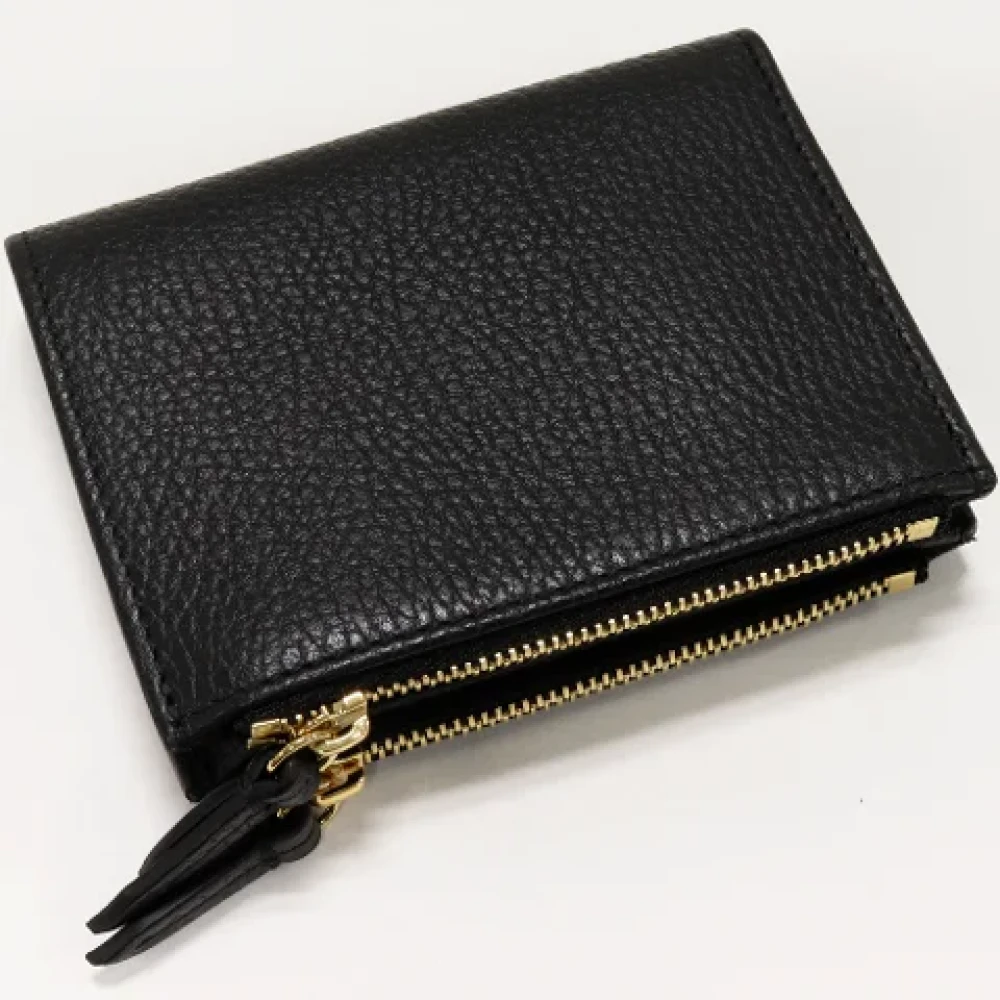 Gucci Vintage Pre-owned Leather wallets Black Dames