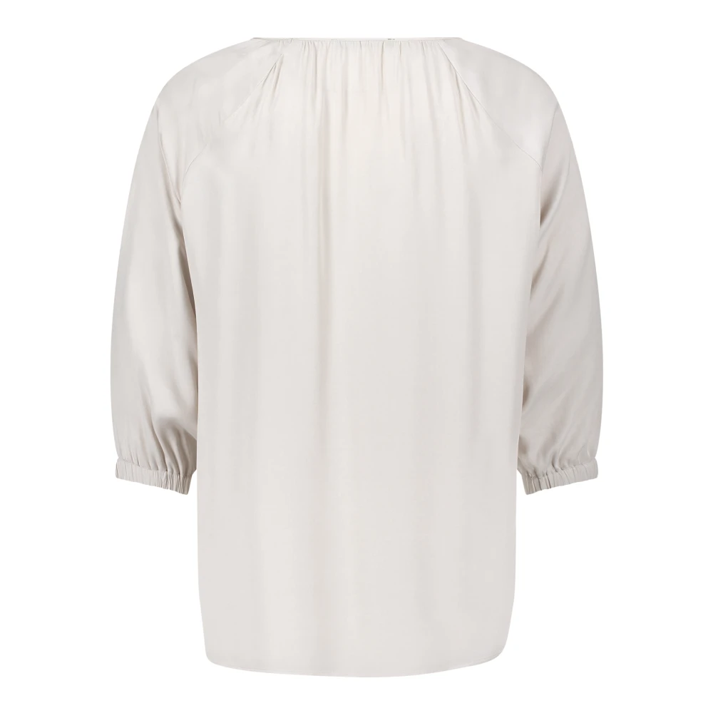 Betty Barclay Elegante Blouse met Ronde Halslijn Beige Dames