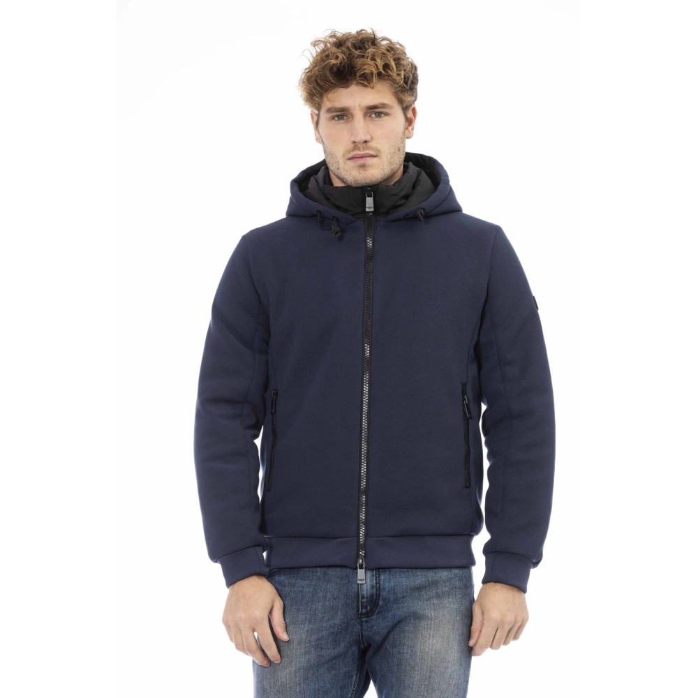 Baldinini Trendy Jas met Externe Zakken Blue Heren