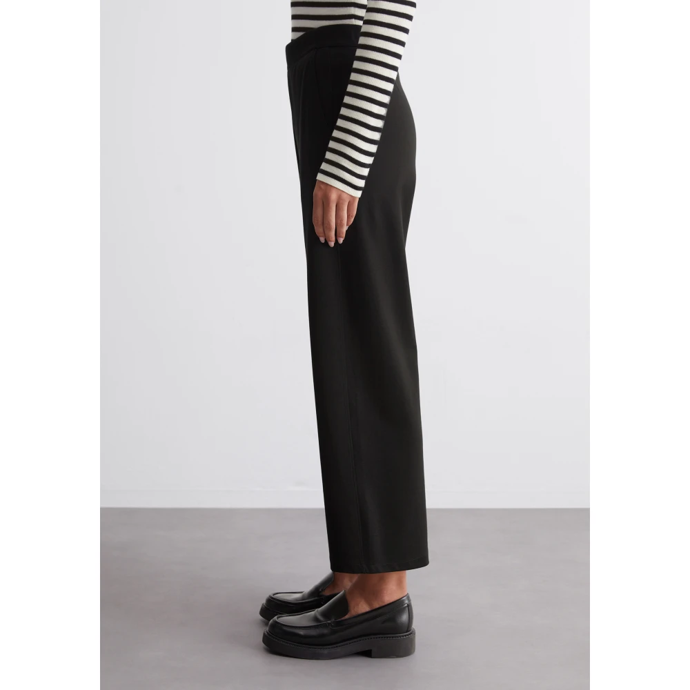 Marc O'Polo Jerseybroek normaal ingekort Black Dames