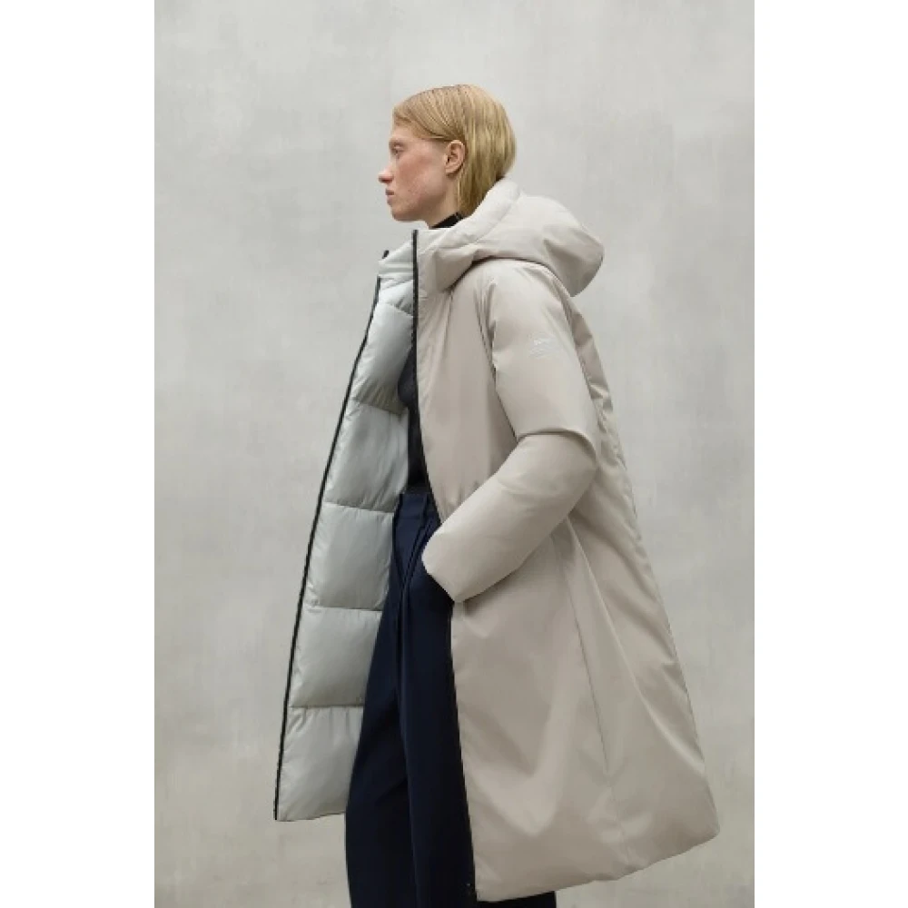 Ecoalf Omkeerbare waterafstotende winterjas White Dames