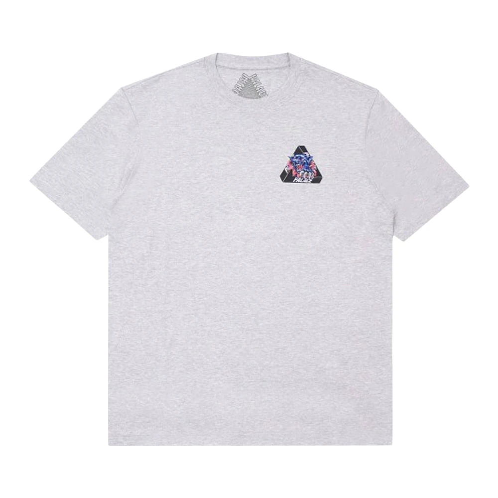 Palace Limited Edition Ripped T-shirt Grijs Marl Gray Heren