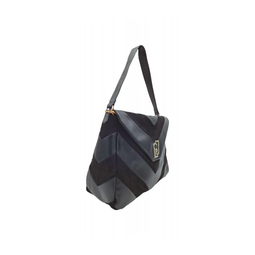 Liu Jo Stijlvolle schoudertas met voorlogo Black Dames