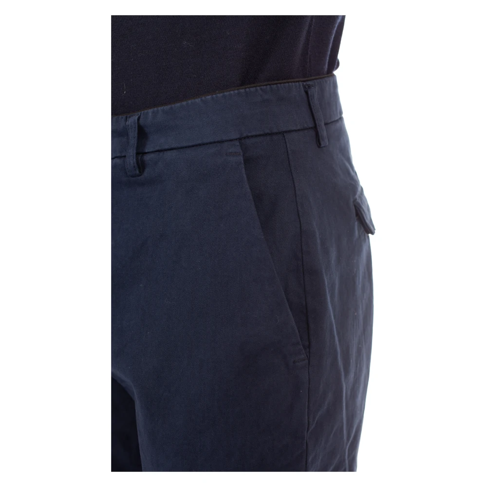 Department Five Blauwe Broek met Verborgen Knoop Blue Heren