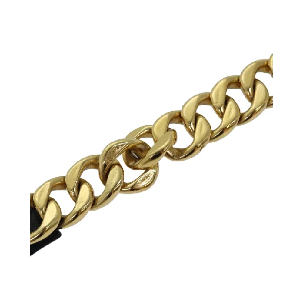 Chanel Vintage Pre-owned Metal belts Yellow Dames