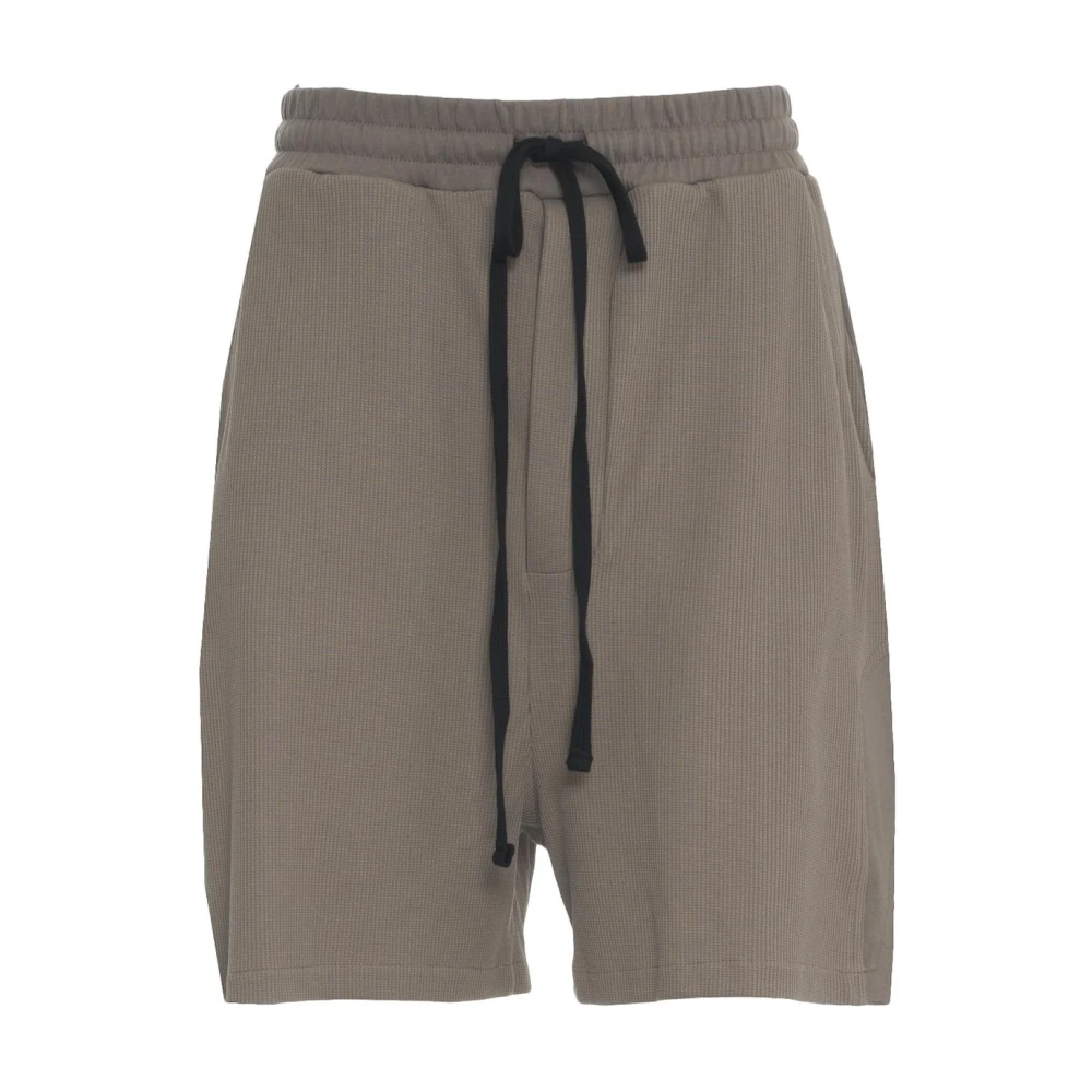 Thom Krom Wijde Jersey Shorts Grijs Ss25 Gray Heren