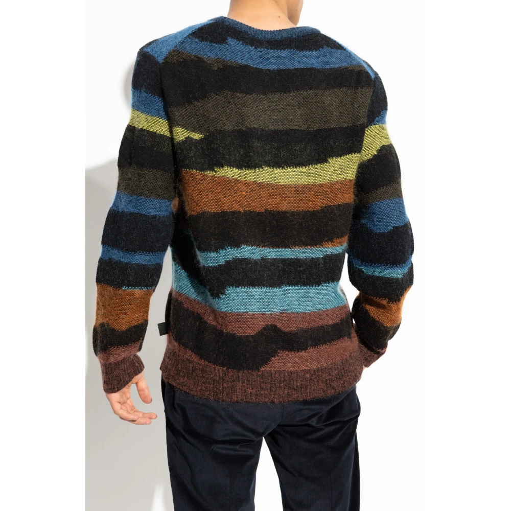 PS By Paul Smith Trui met gestreept patroon Multicolor Heren
