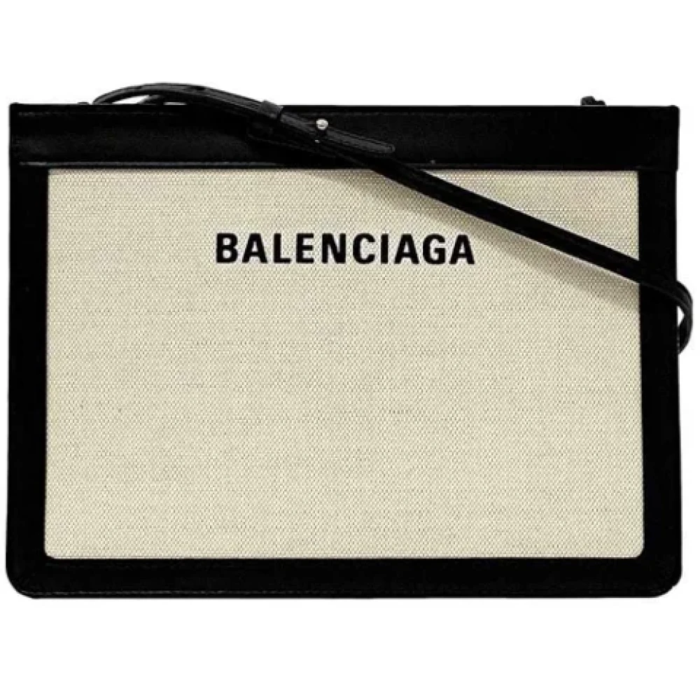 Balenciaga Vintage Pre-owned Canvas balenciaga-bags White Dames