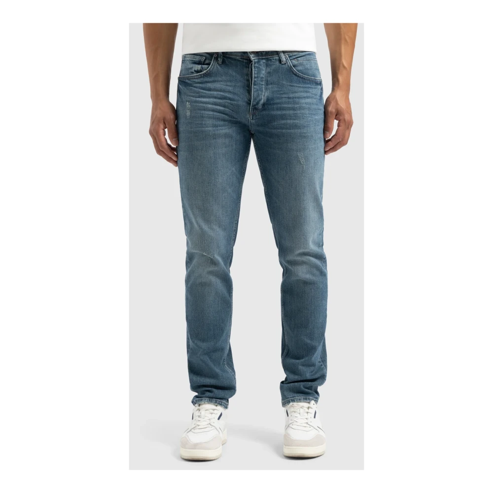 Pure Path Slim Fit Blauwe Heren Jeans Blue Heren