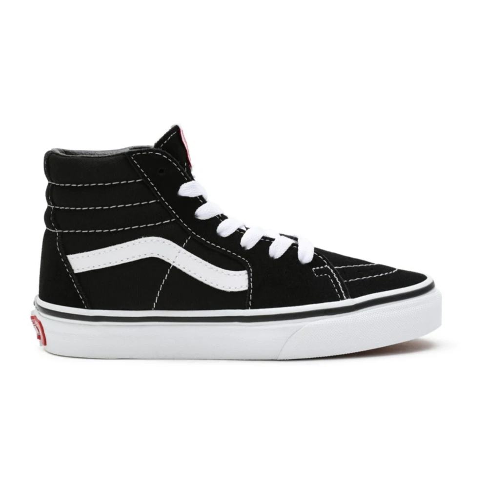 Vans Sk8-Hi Sneakers, High-Top, Läder, Unisex Black, Unisex