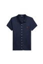 short-sleeved-buttoned-polo-shirt