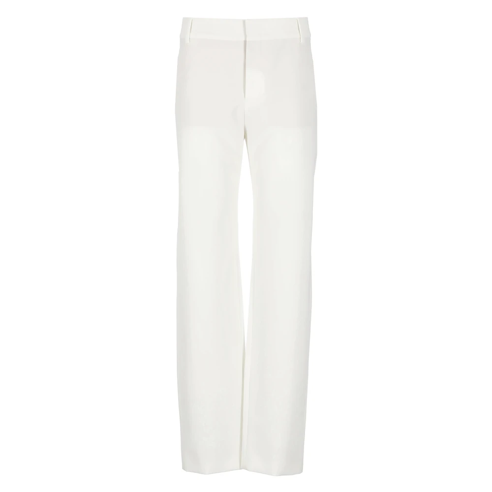 Moschino Straight Trousers White Dames