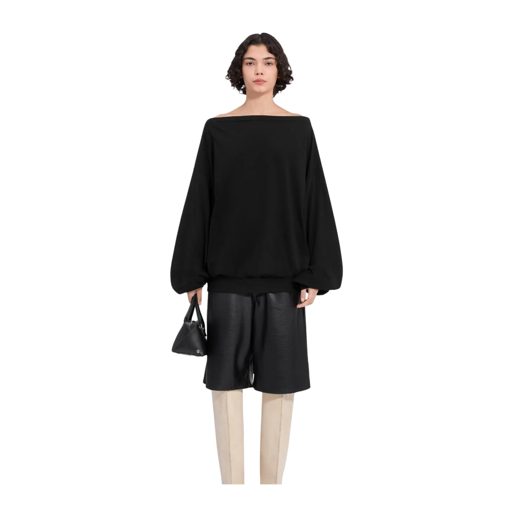 Mm6 Maison Margiela Donna Nero Top, S, New,