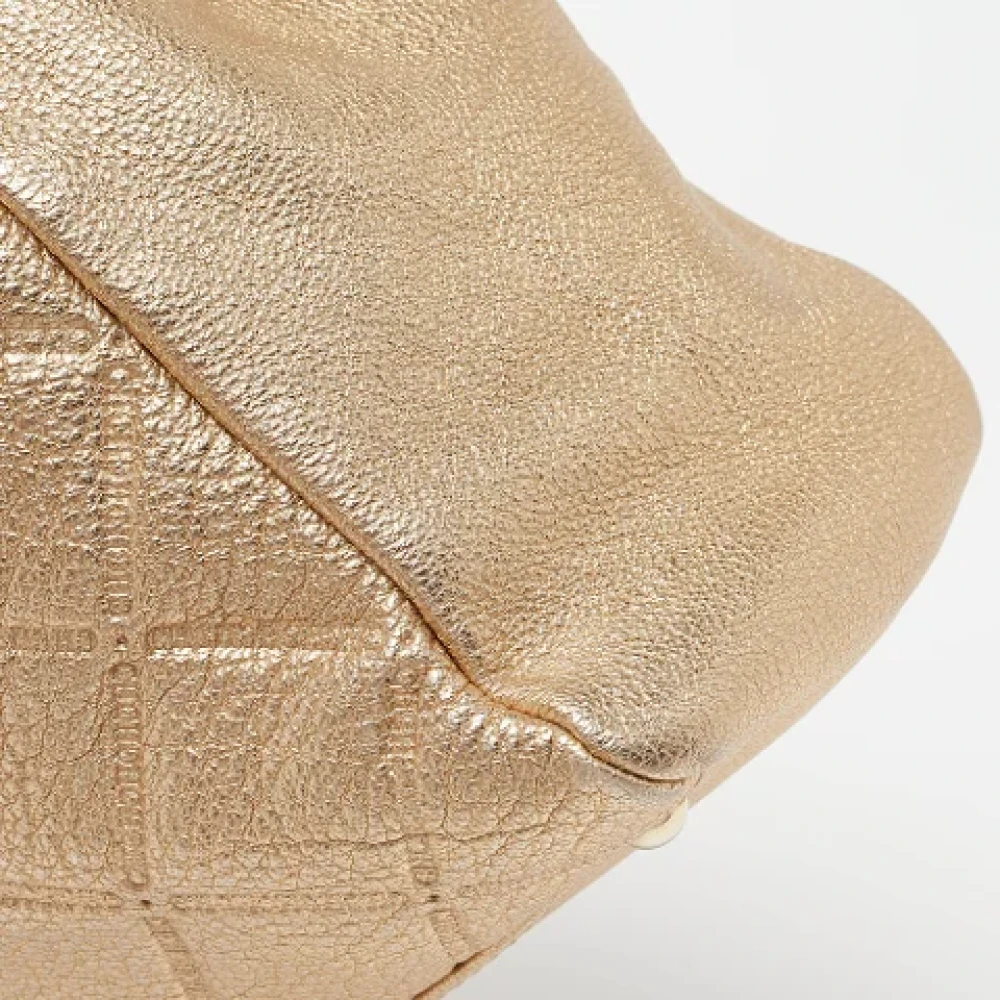 Carolina Herrera Pre-owned Leather totes Beige Dames