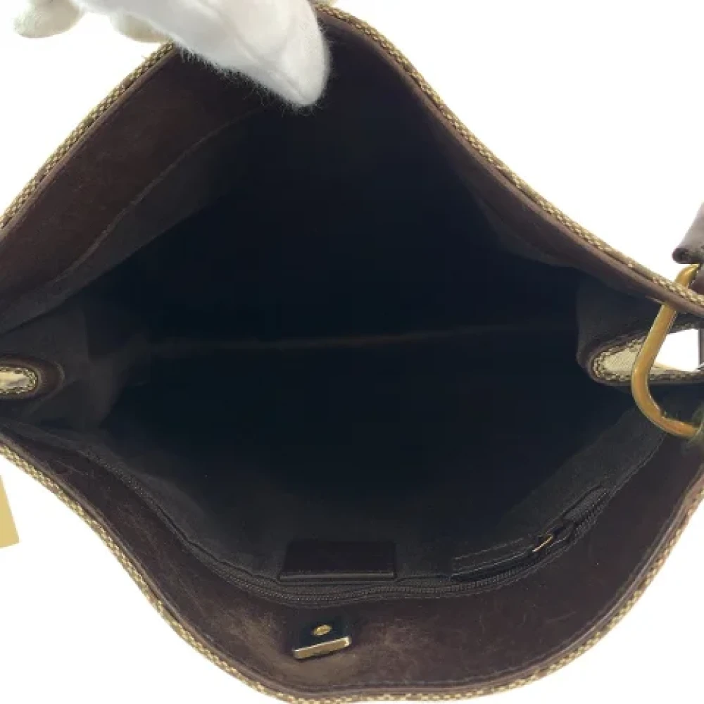 Gucci Vintage Pre-owned Canvas crossbody-bags Beige Dames