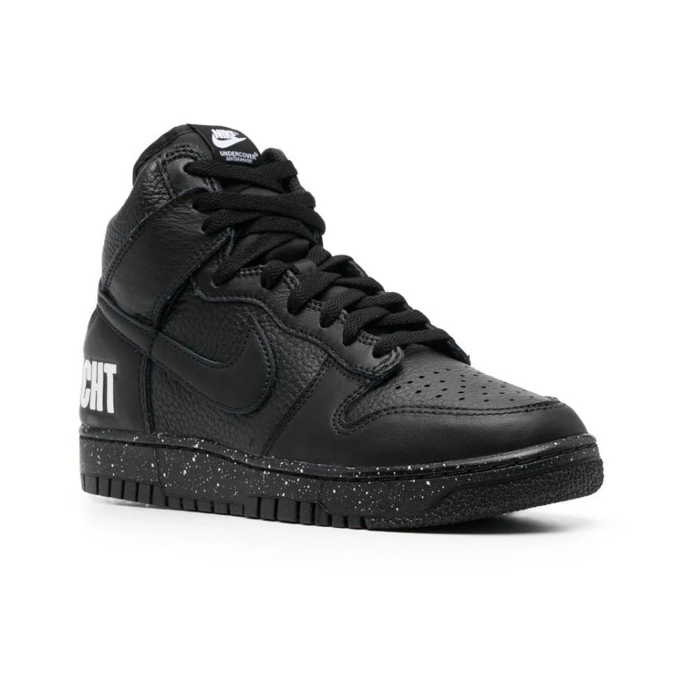 Nike Dunk High Chaos Triple Black Black, Dam