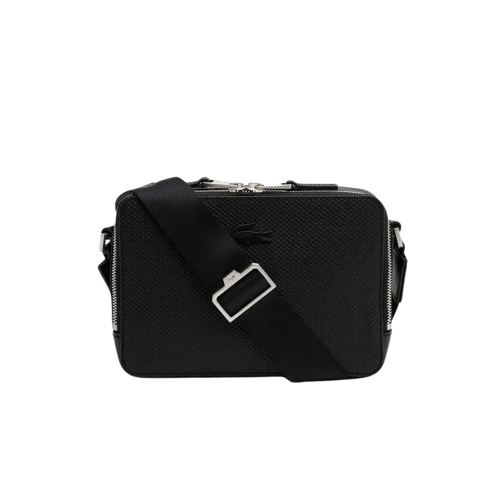 Lacoste Donna Nero Borse, Taglia Unica, New,