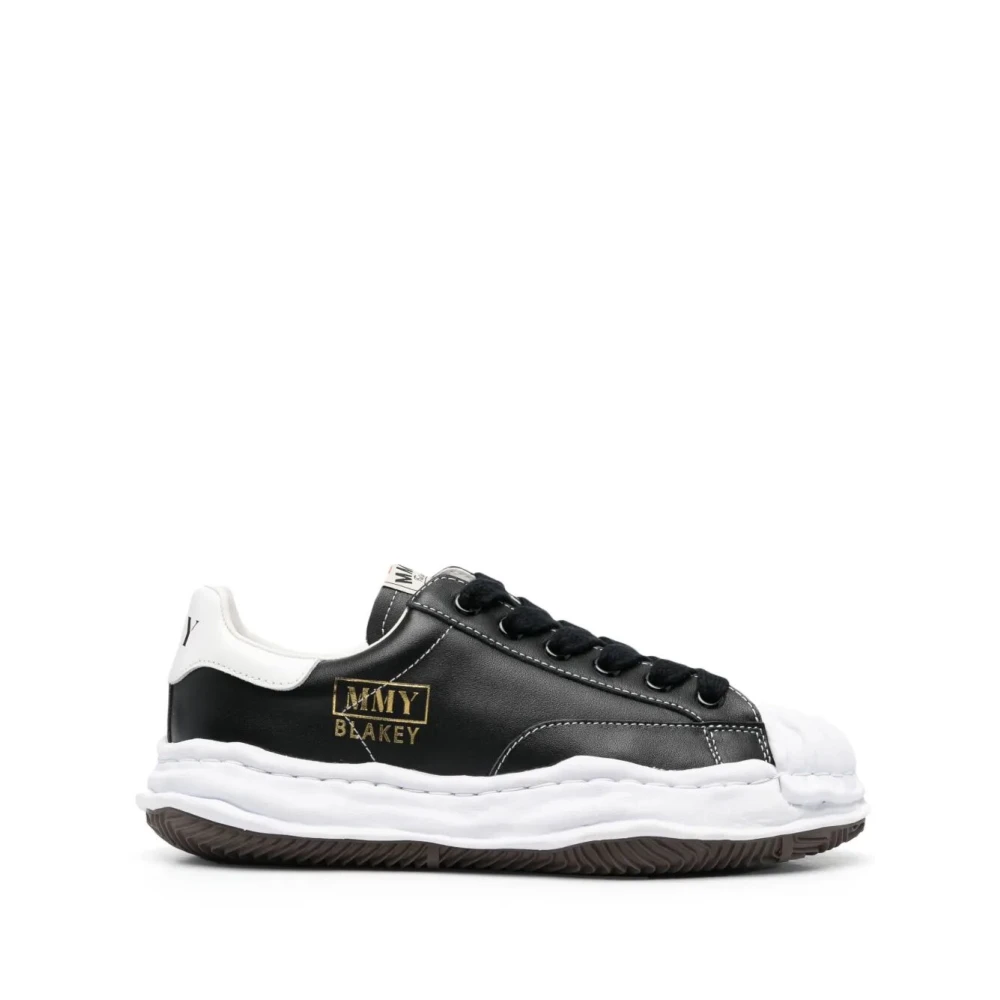 Mihara Yasuhiro Blakey OG Sole Leather Low-top Sneaker Heren Schoenen Zwart