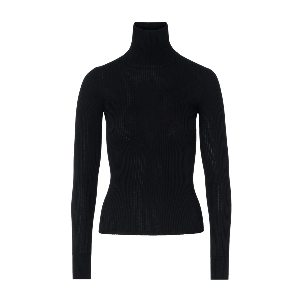 SPORTMAX Flavia Zwarte T-shirt Black Dames