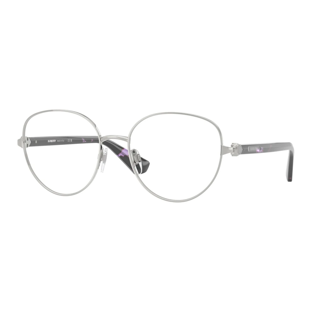 Burberry Women's Gray Fashion Glasses Be1394 In Black - Glasses - 53 Mm - Accessories