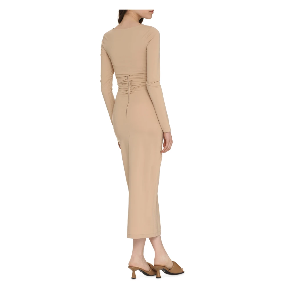 Dolce & Gabbana Elegante Jurk voor elke gelegenheid Beige Dames