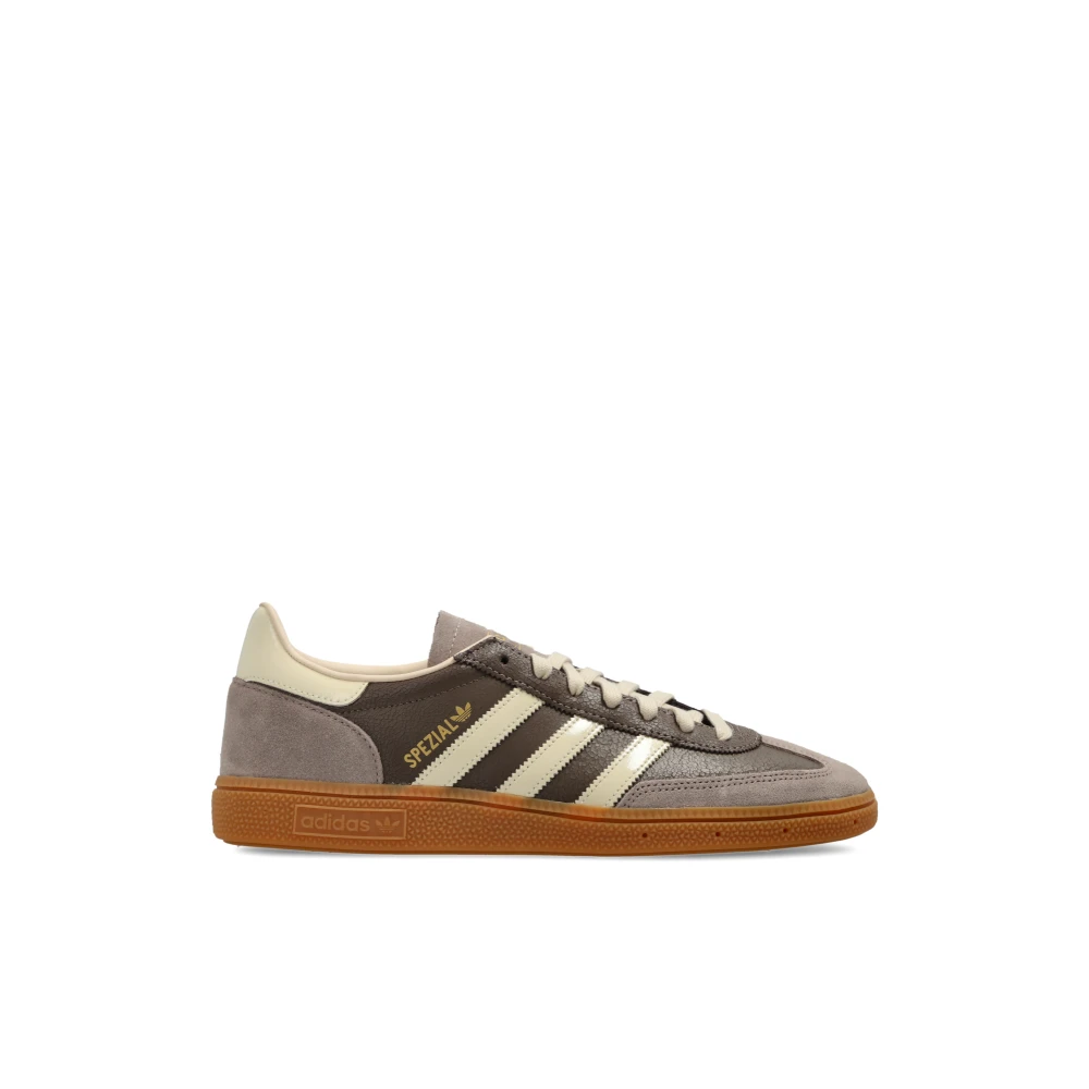 Adidas Originals Uomo Earth Strata,Warm Vanilla,Gum Sneakers Adidas Handball Spezial Earth Strata/ Warm Vanilla/ Gum Eur 41 1/3 - Immagine 4