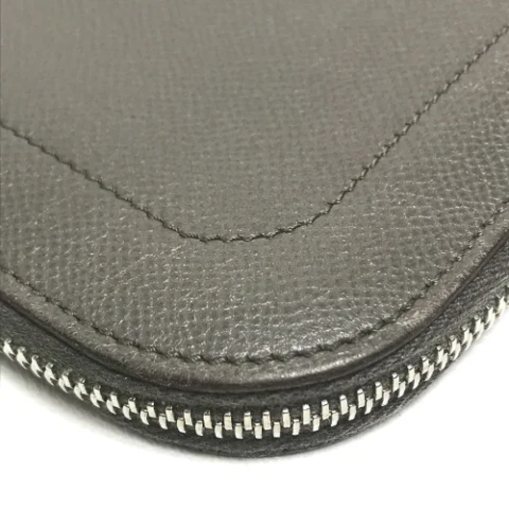 Hermès Vintage Pre-owned Leather clutches Beige Dames