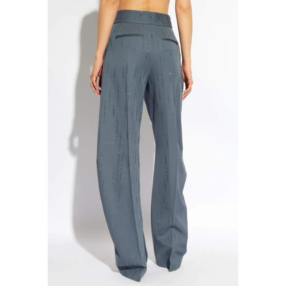 The Attico Broek met applicaties Gray Dames