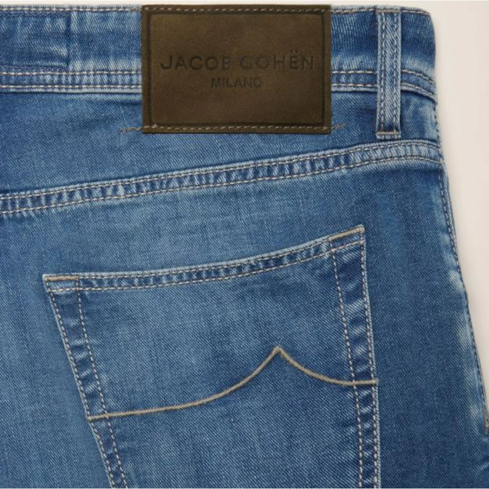 Jacob Cohën Blauwe 5-pocket jeans Blue Heren