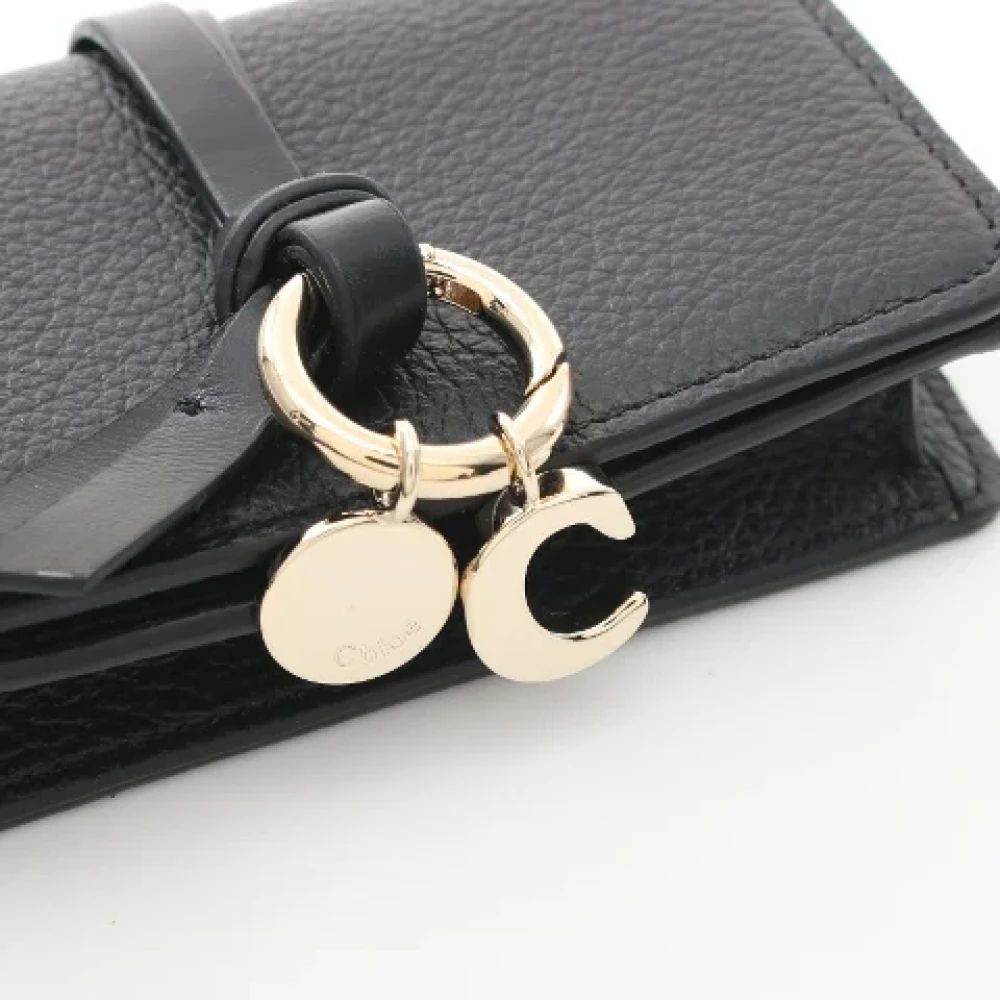 Chloé Pre-owned Leather wallets Black Dames
