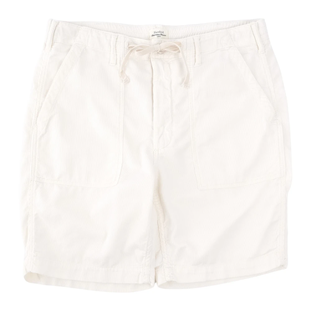 Hartford Casual Shorts White Heren