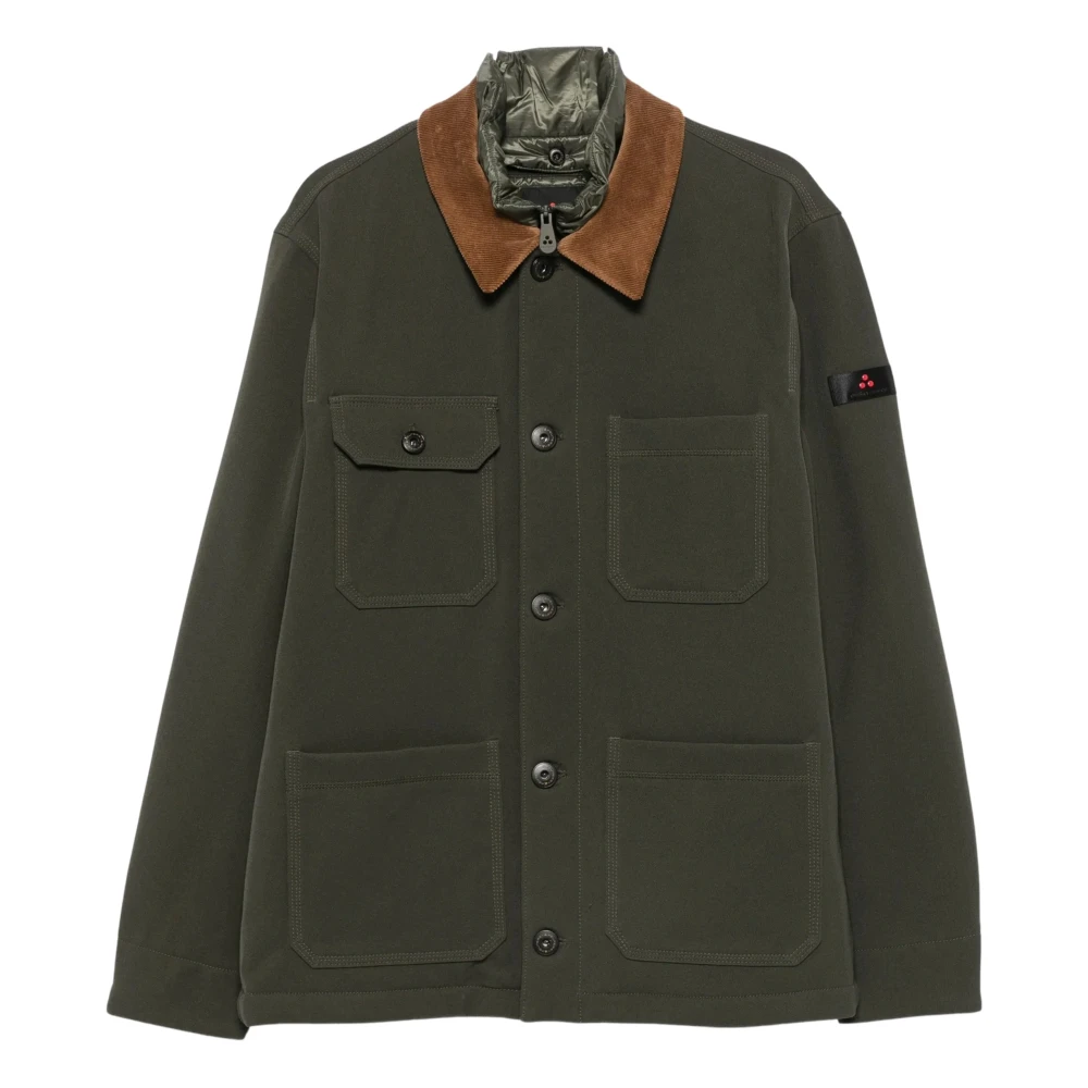 Peuterey Coat With Corduroy Collar And Patch Pockets - Image 2