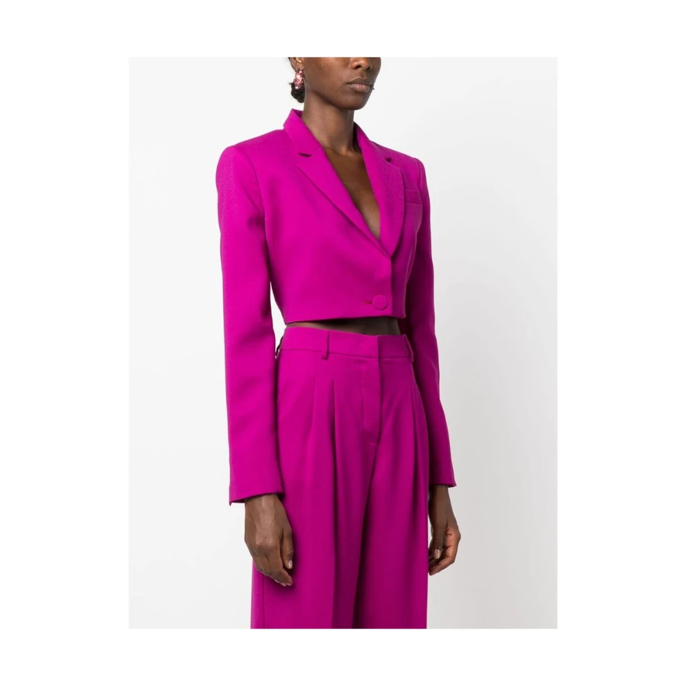 Andamane Roze Jas met Inkeping Revers Pink Dames