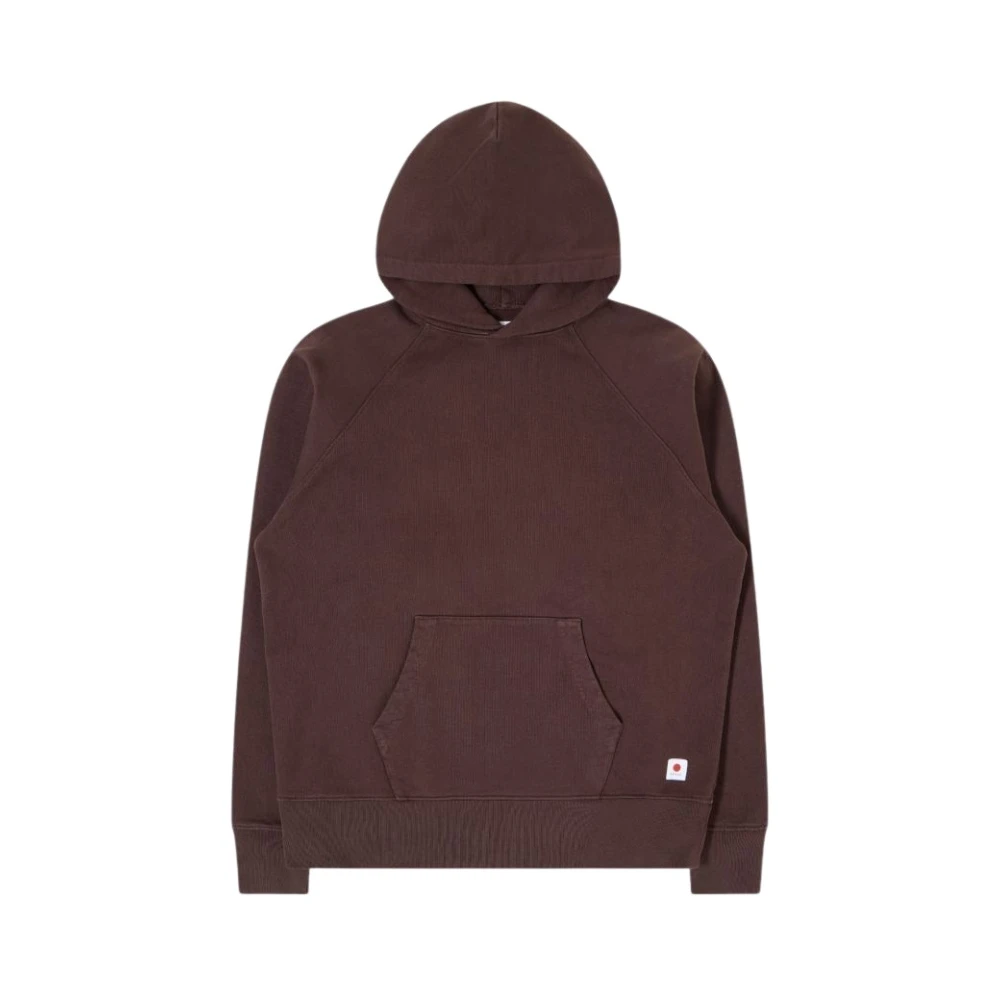Edwin Raglanmouw hoodie Brown Heren