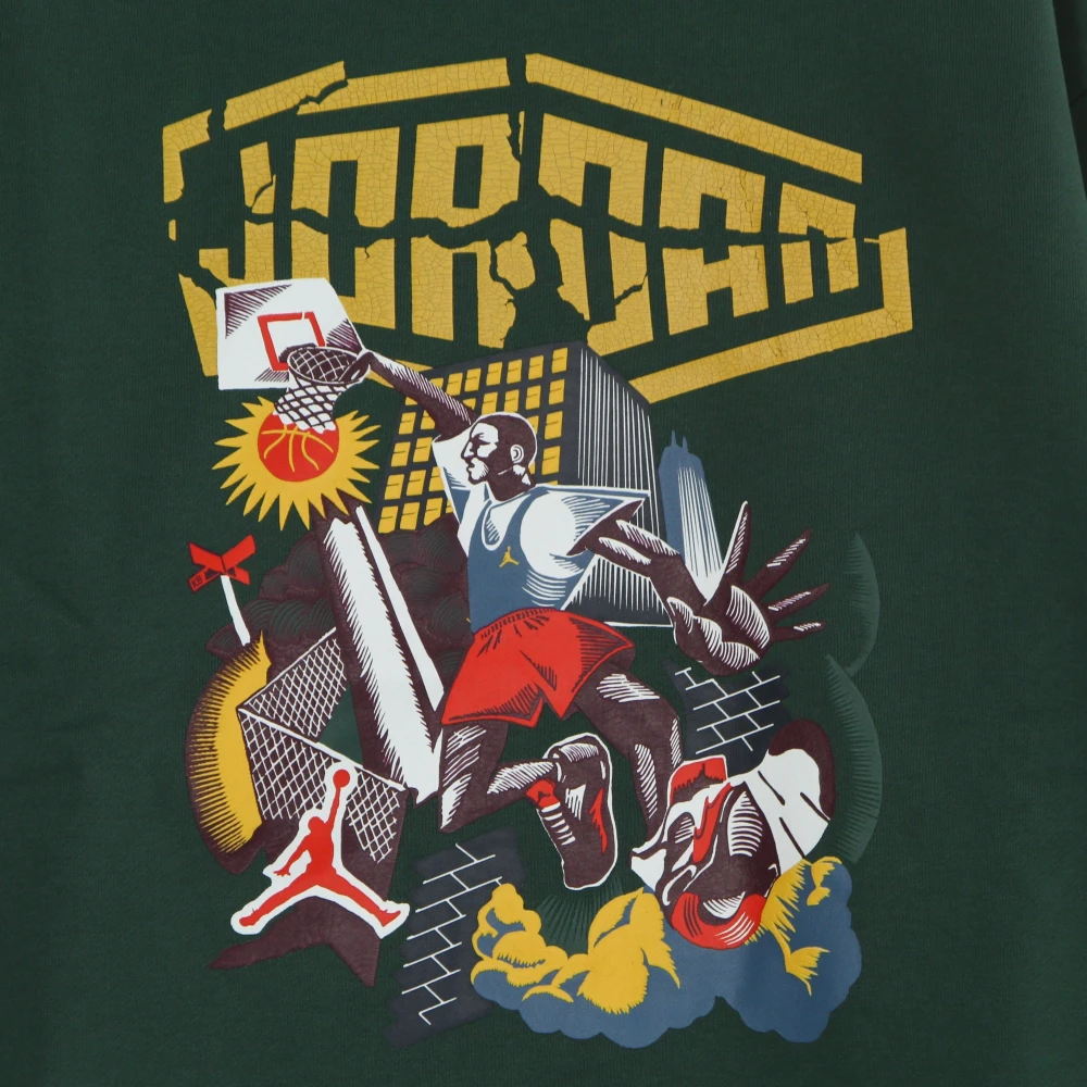 Jordan Sport DNA Crew Sweatshirt Noble Green Heren