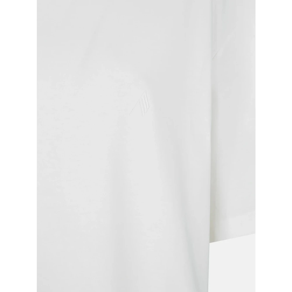 The Attico Witte T-Shirt 001 Klassieke Stijl White Dames