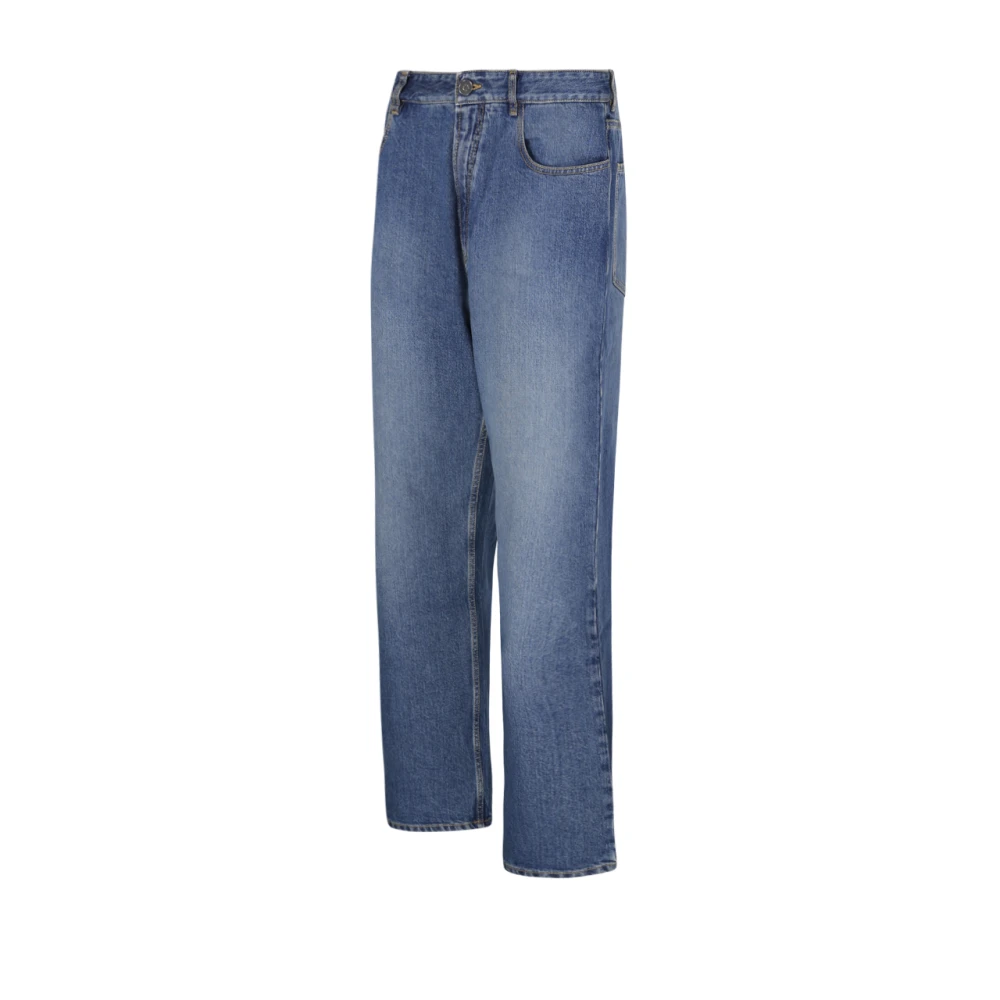 Alaïa Vintage Knit Band Pant Blue Dames