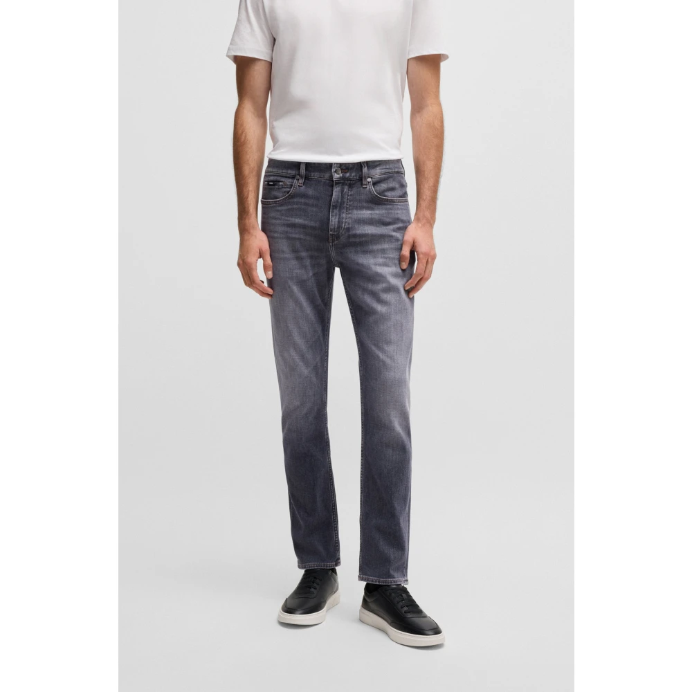 Hugo Boss Stijlvolle Jeans voor Mannen Gray Heren