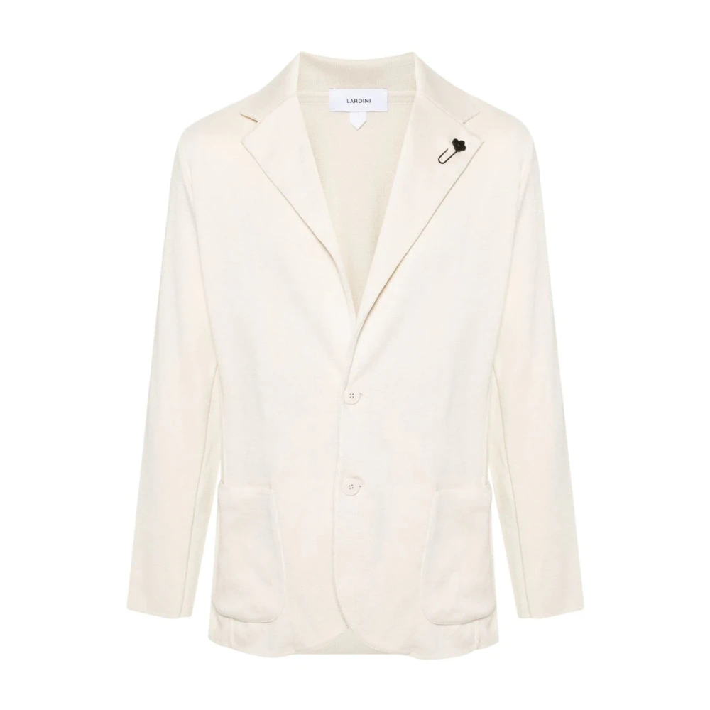 Lardini Witte Heren Blazer White Heren
