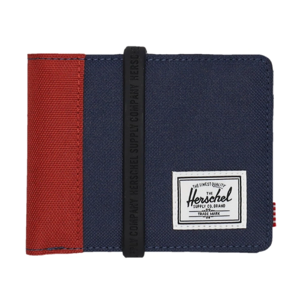 Herschel Roy Muntportemonnee Zwart Iris Rood Oker Multicolor Unisex