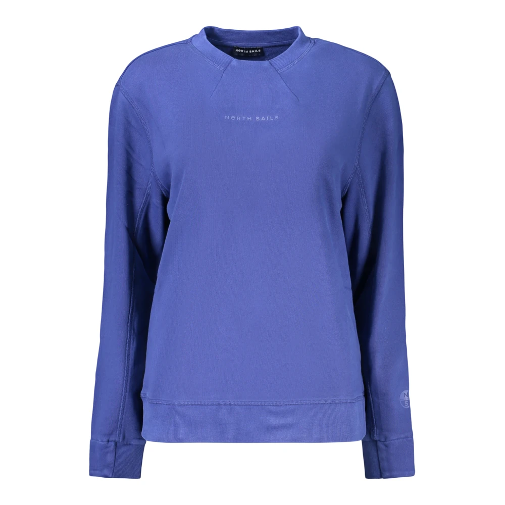 North Sails Blue Sweatshirts, Female, Xs, Crew Neck Sweatshirt