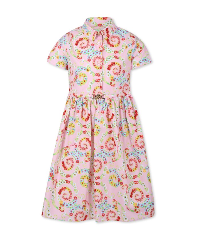 robe-chemise-a-motif-tourbillonnant-floral