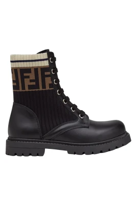 FF Logo Biker Boots