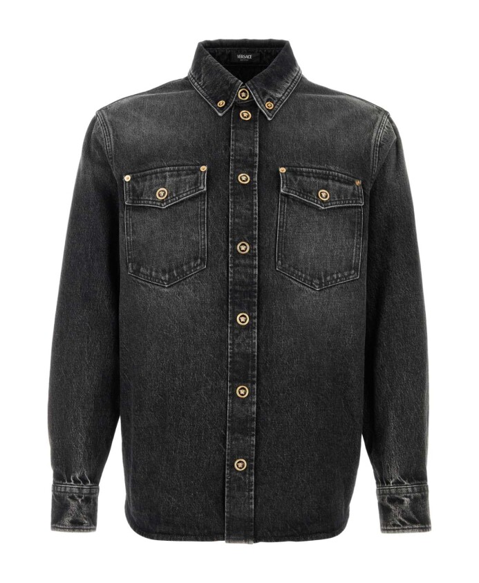 chemise-denim-noire-elegante