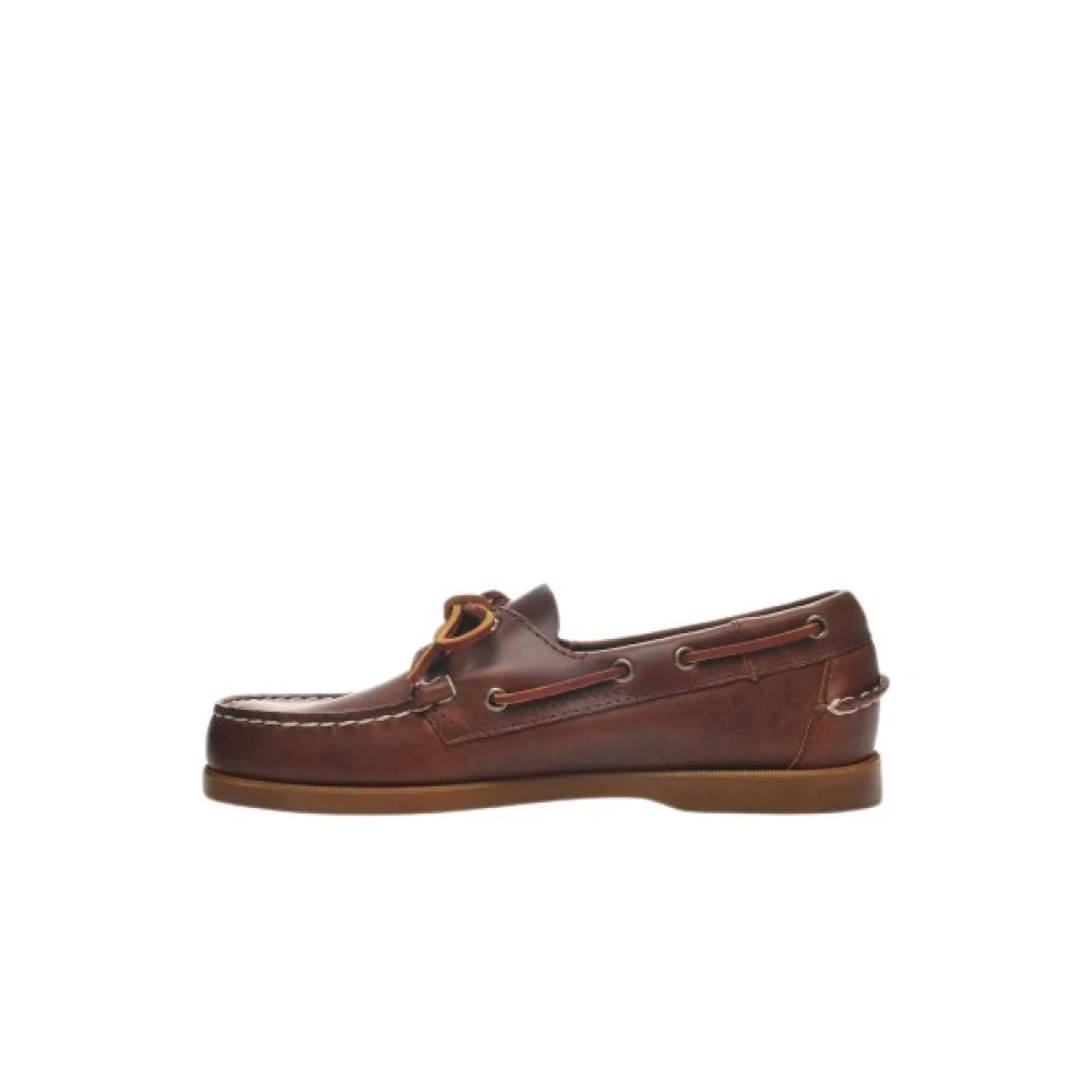 Sebago Docksides Portland Waxed - Male - Boat Shoes - Brown - 6 1/2 Uk - Shoes