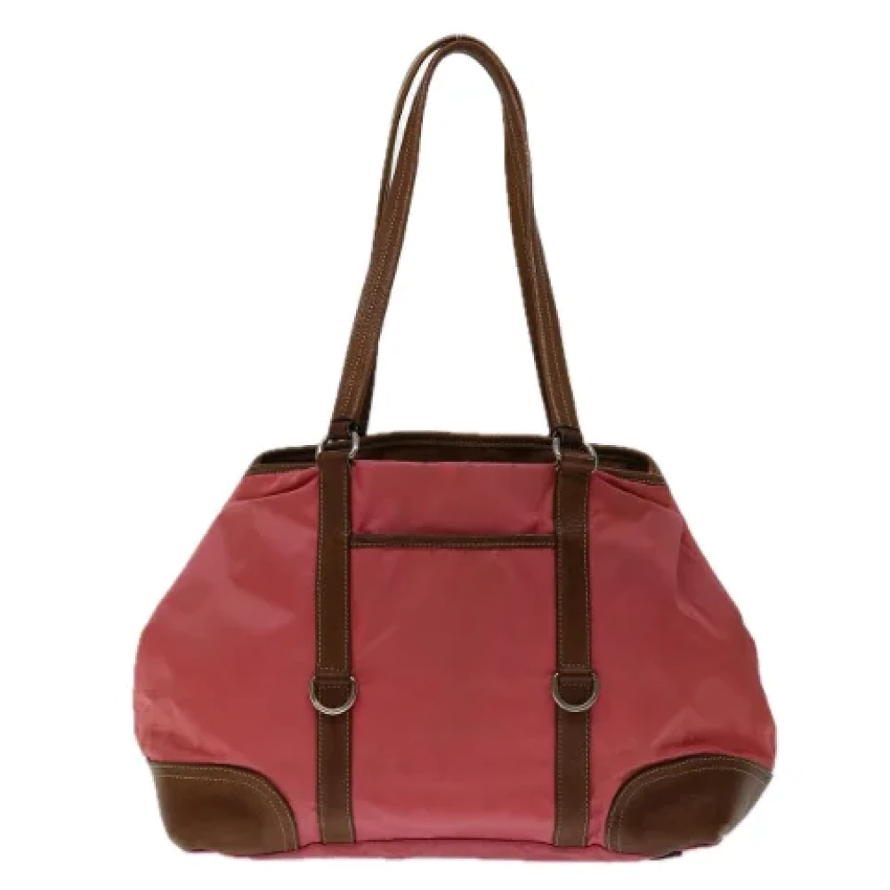 Prada Vintage Pre-owned Nylon totes Pink Dames