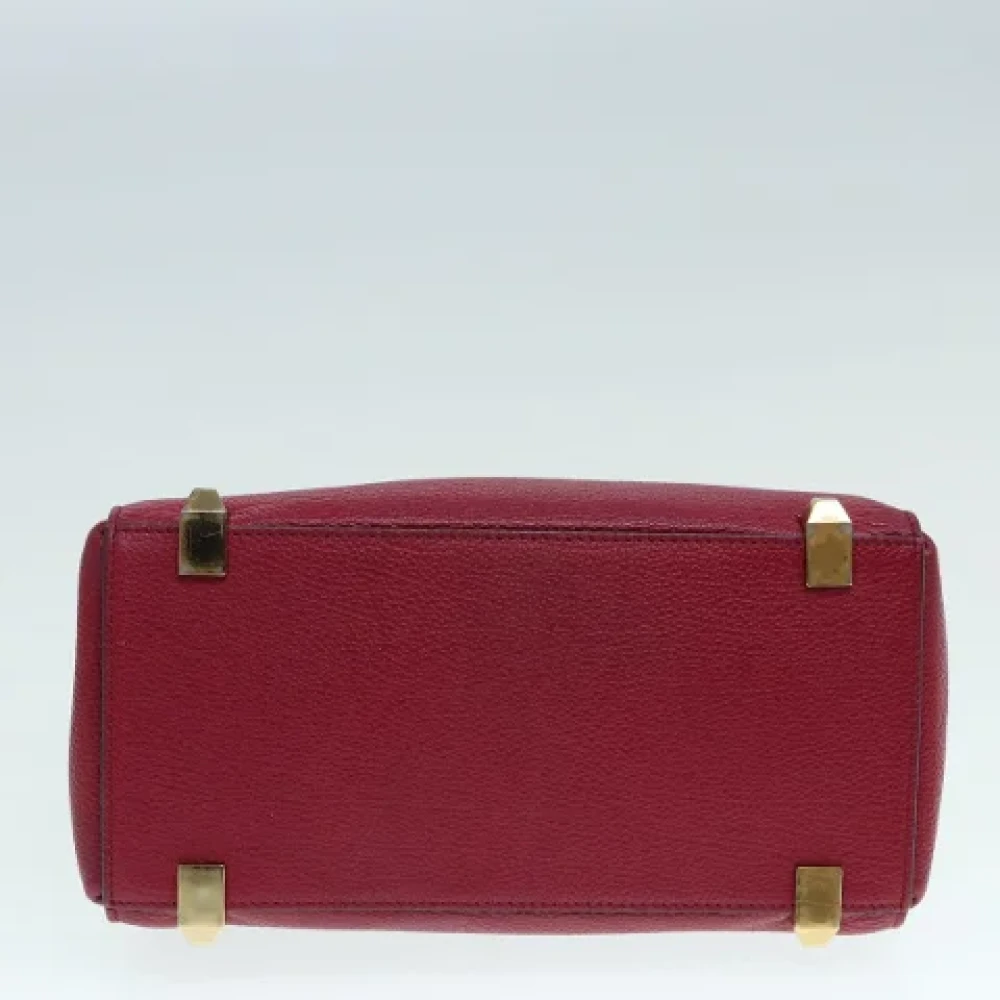 MCM Pre-owned Leather handbags Pink Dames