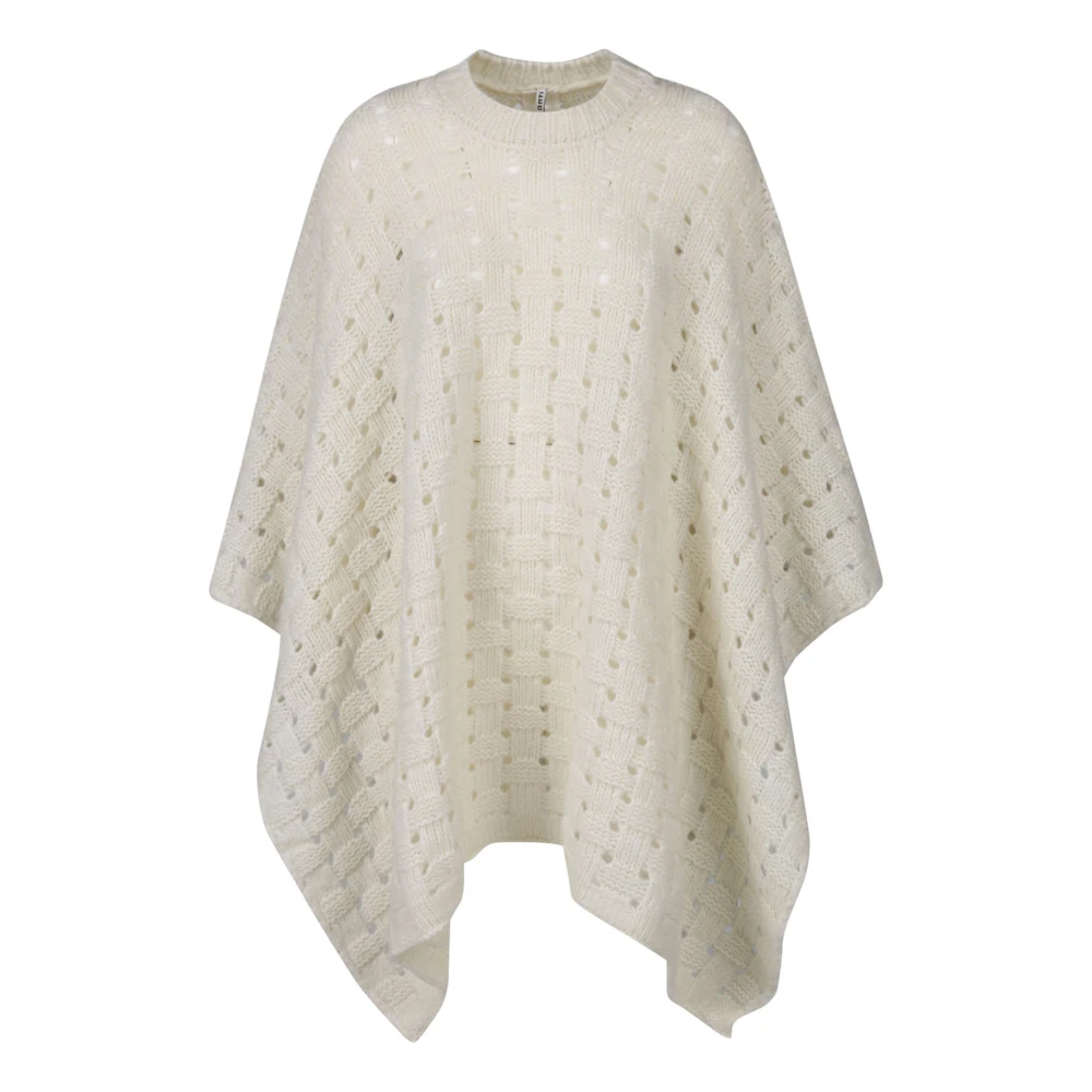 Liviana Conti Soepele Cape voor Stijlvolle Gelaagdheid Beige Dames