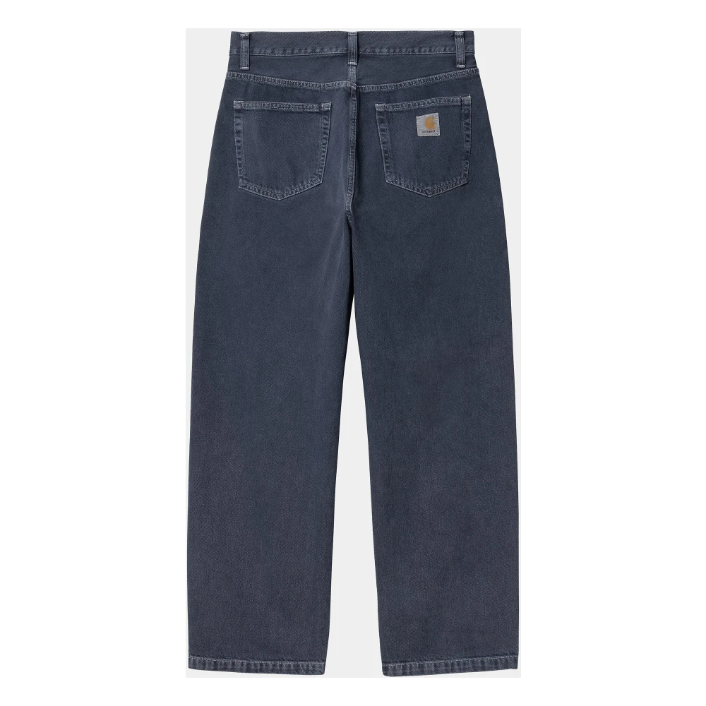 Carhartt WIP Denim Landon Pant met Abrasieve Wassing Blue Heren
